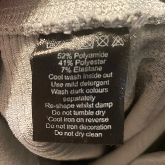 Alphalete Amplify Gray Lifting Athletic Full Length Leggings Size Medium C3 - Picture 4 of 5